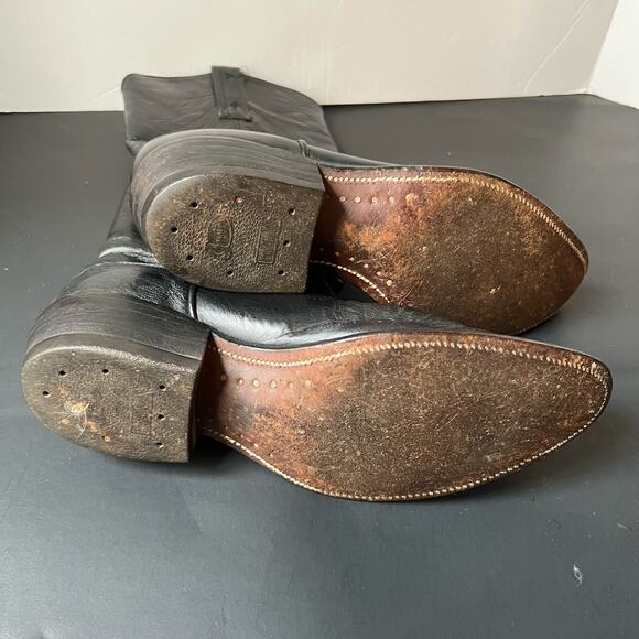 Vintage Justin Black Vintage Roper Boots M 7.5| W 9-9.5 | E 41 main image 9